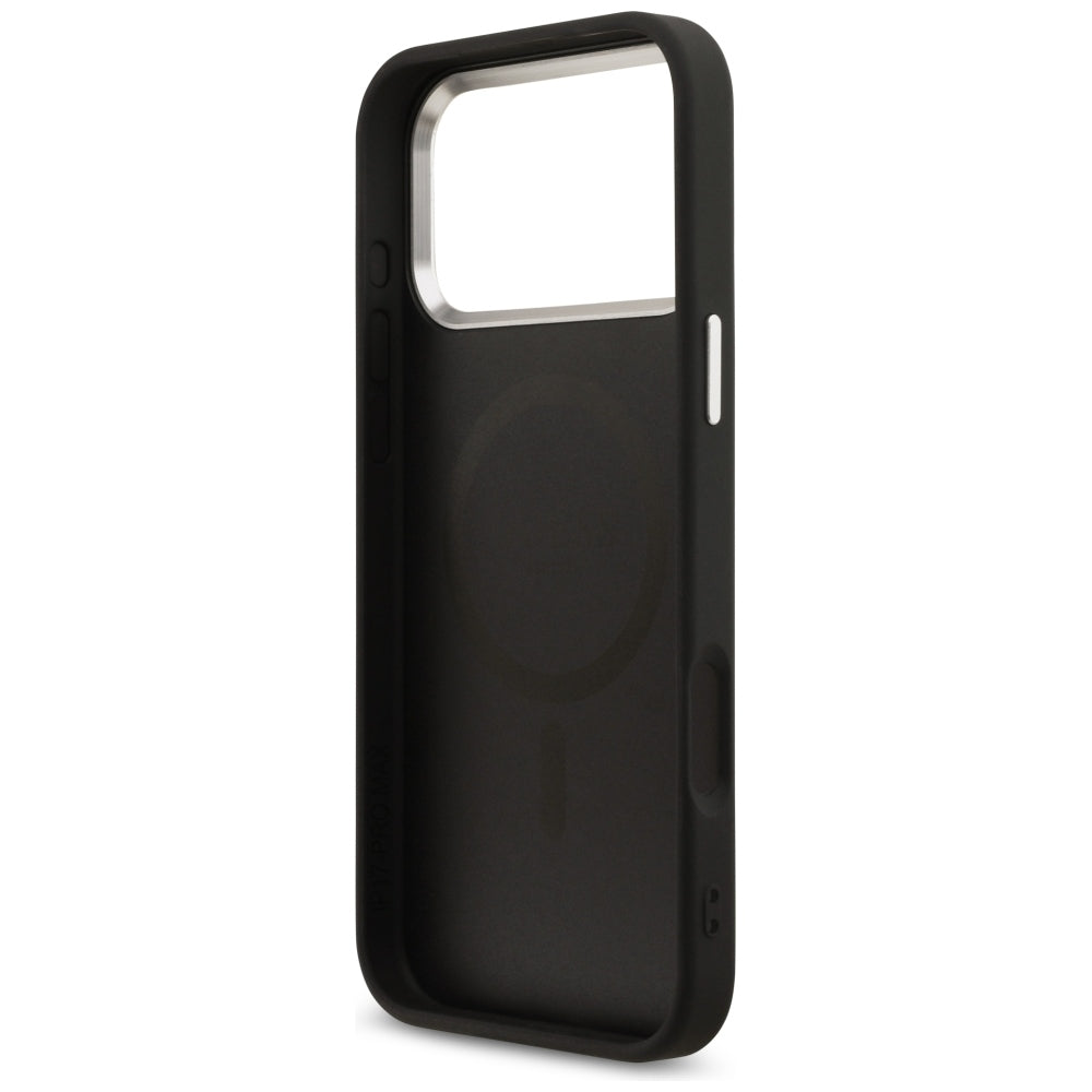 Guess 4G Triangle Logo MagSafe Case for iPhone 17 Pro Max / 18 Pro Max - Black &amp; Silver_6