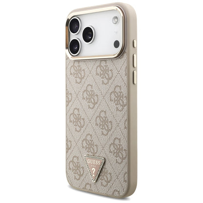 Guess 4G Triangle Logo MagSafe Case for iPhone 17 Pro Max / 18 Pro Max - Rose Gold_1