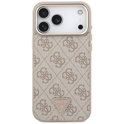 Guess 4G Triangle Logo MagSafe Case for iPhone 17 Pro Max / 18 Pro Max - Rose Gold_2