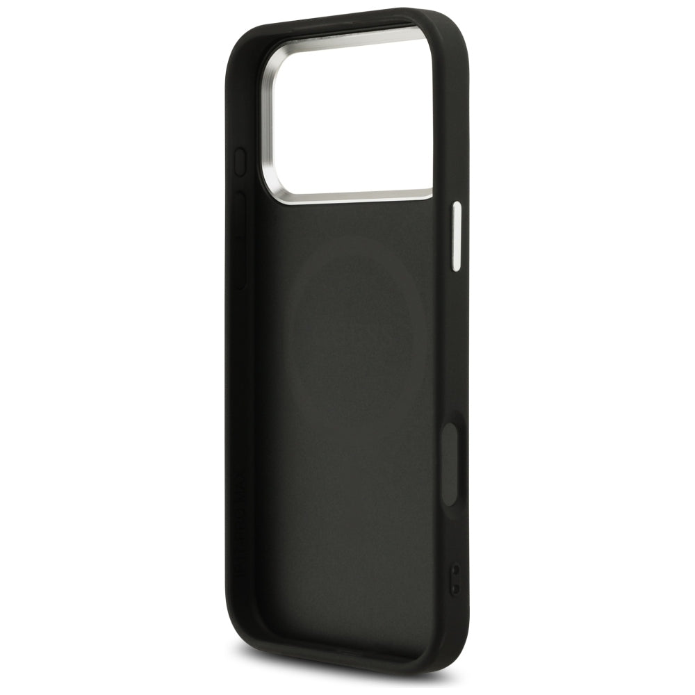 Guess Glitter Triangle Logo MagSafe Case for iPhone 17 Pro Max / 18 Pro Max - Black_6