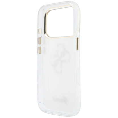 Guess IML 4G Script Metal Case for iPhone 17 Pro / 18 Pro - White_6