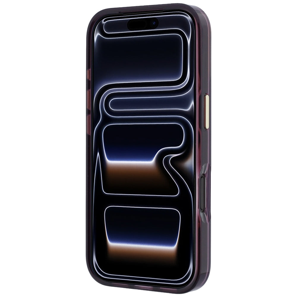 Guess IML 4G Script Metal case for iPhone 17 Pro / 18 Pro - burgundy_4