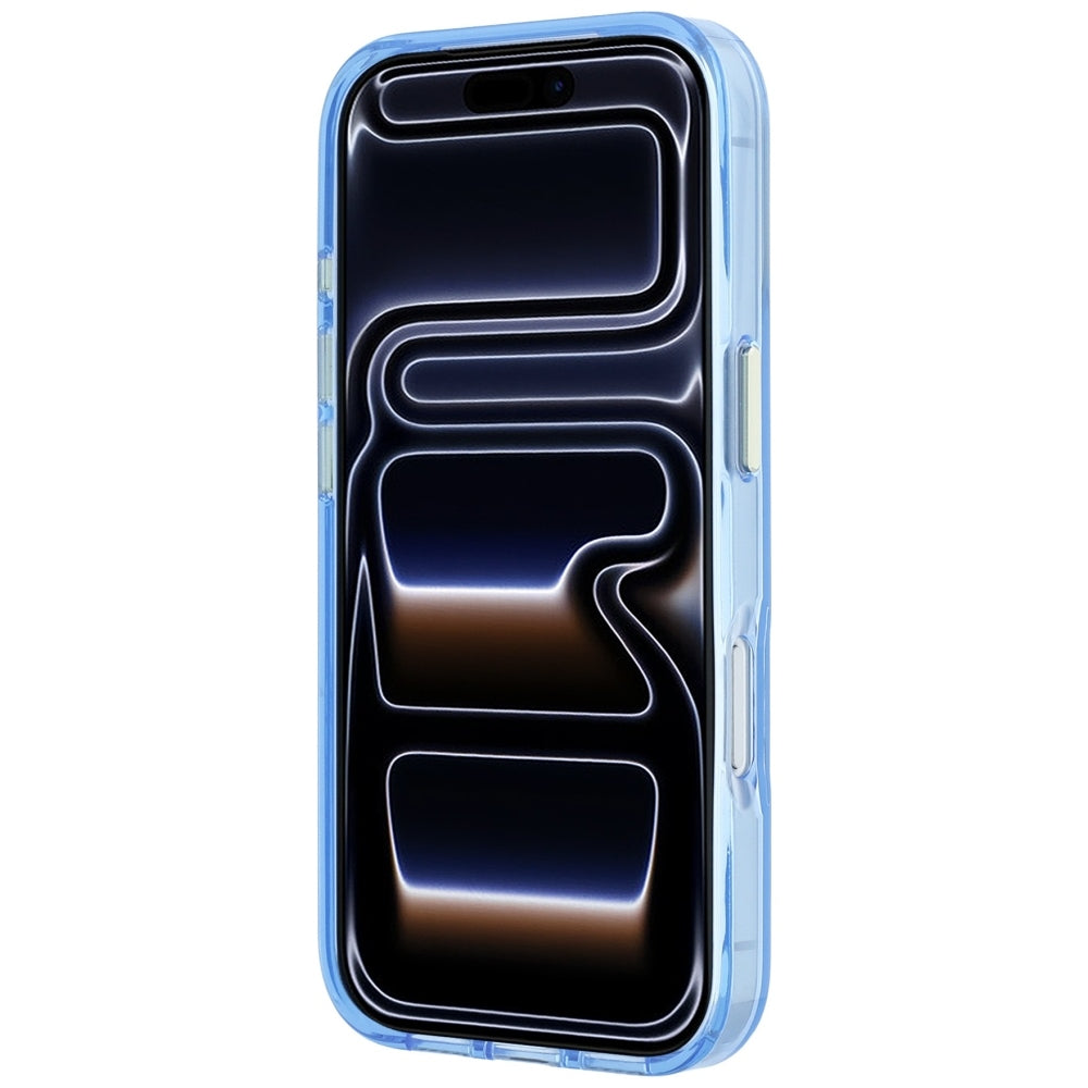 Guess IML 4G Script Metal Case for iPhone 17 Pro / 18 Pro - Light Blue_4