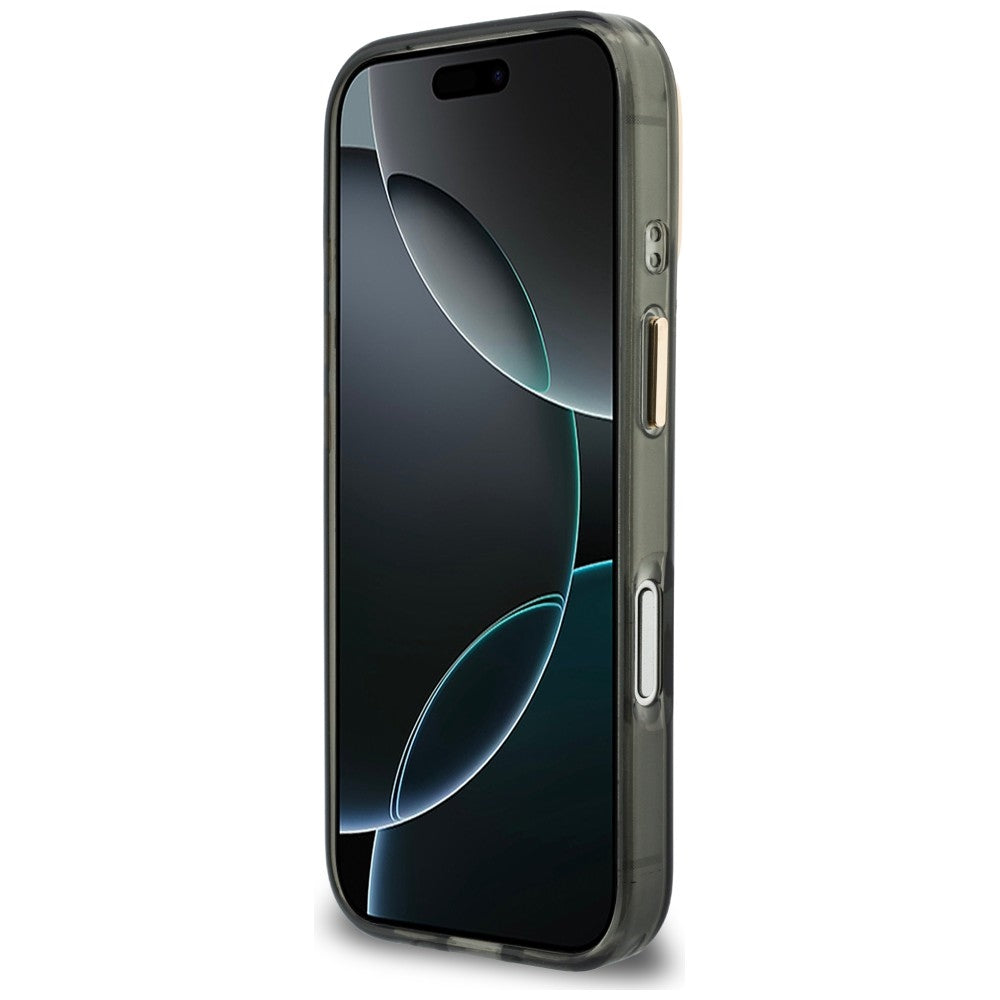 Guess IML 4G Script Metal Case for iPhone 17 Pro Max / 18 Pro Max - Black_4