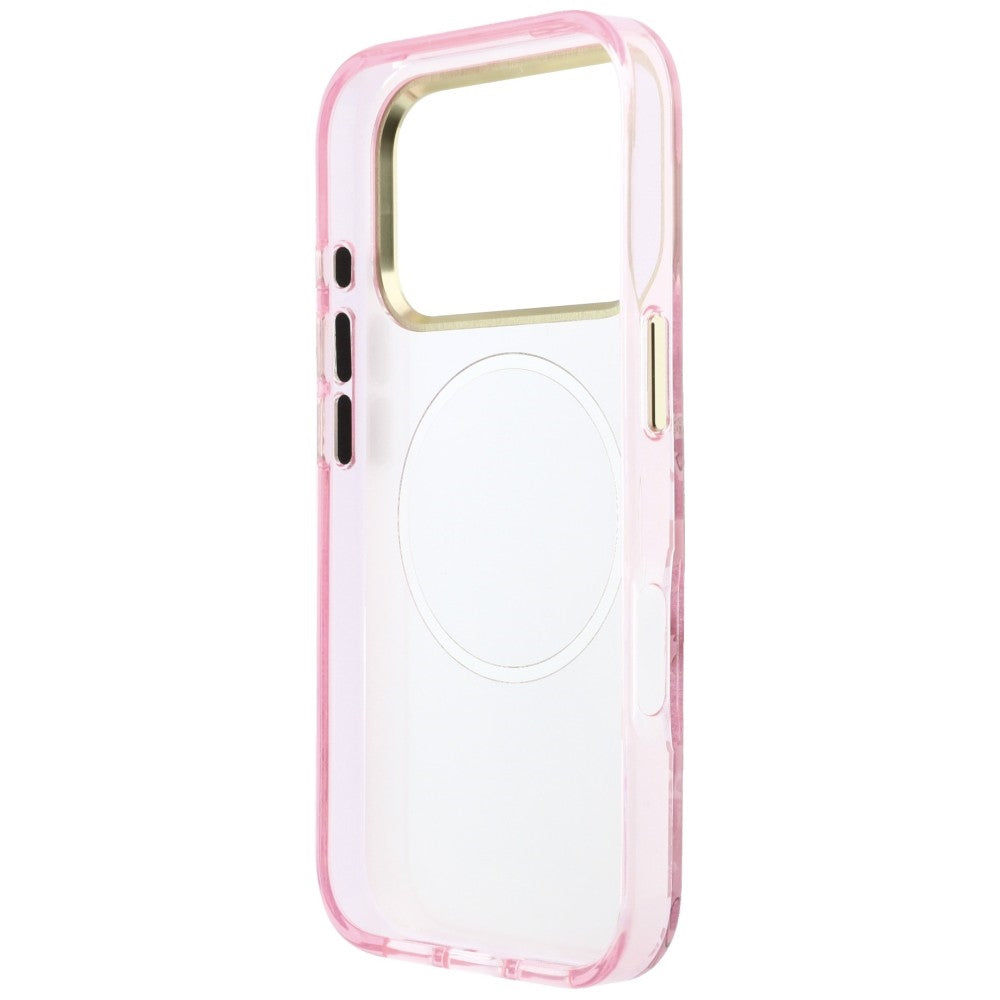 Guess IML Glitter Blossom Roses Case for iPhone 17 Pro / 18 Pro - Pink_6