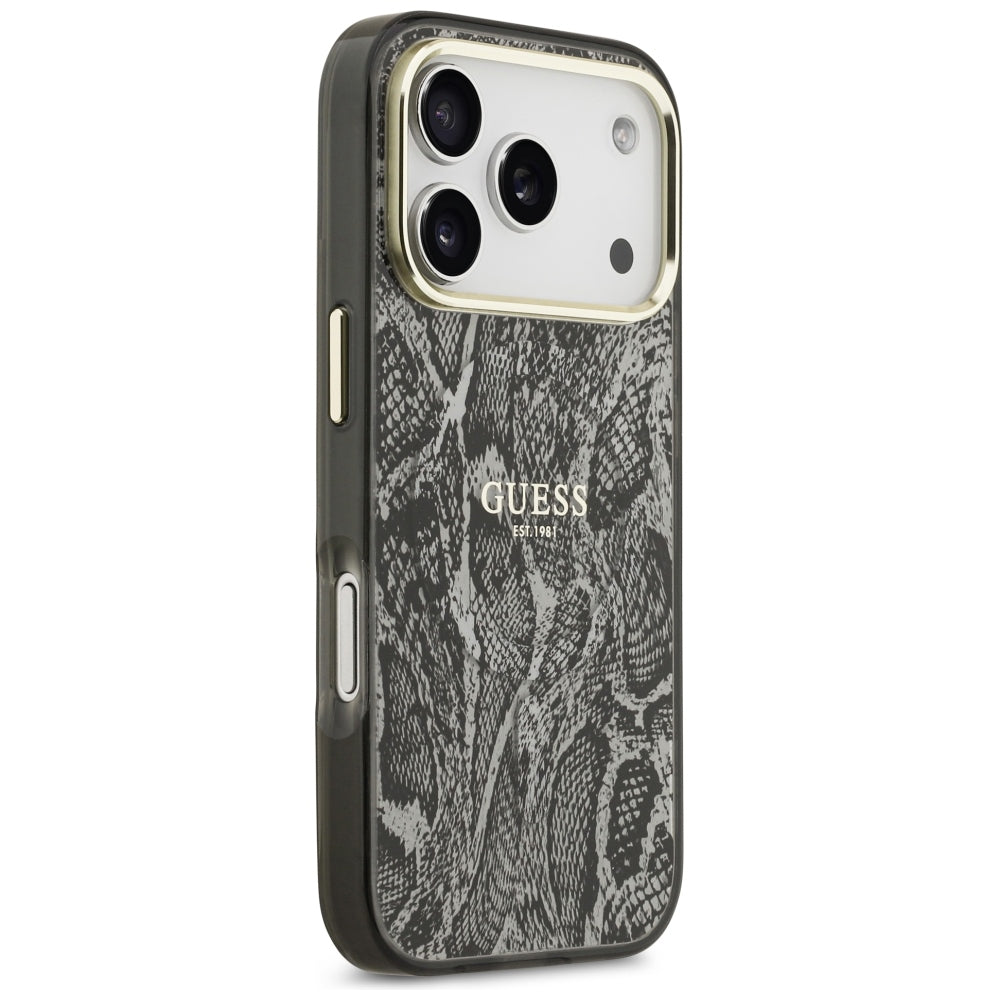 Guess Python Pattern MagSafe Case for iPhone 17 Pro / 18 Pro - Black_3