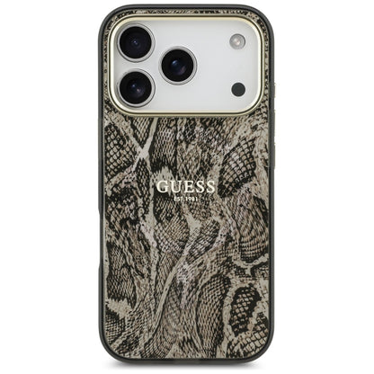 Guess Python Pattern MagSafe Case for iPhone 17 Pro Max / 18 Pro Max - Brown_2