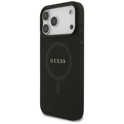 Guess Saffiano Classic Logo MagSafe Case for iPhone 17 Pro Max / 18 Pro Max - Black_1