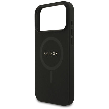 Guess Saffiano Classic Logo MagSafe Case for iPhone 17 Pro Max / 18 Pro Max - Black_5