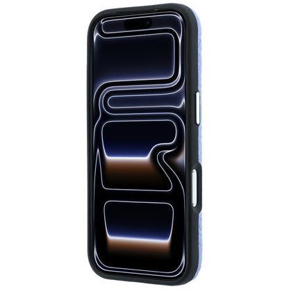 Karl Lagerfeld Grained Allover Logo Metal Elongated MagSafe Case for iPhone 17 Pro Max / 18 Pro Max - Blue_4