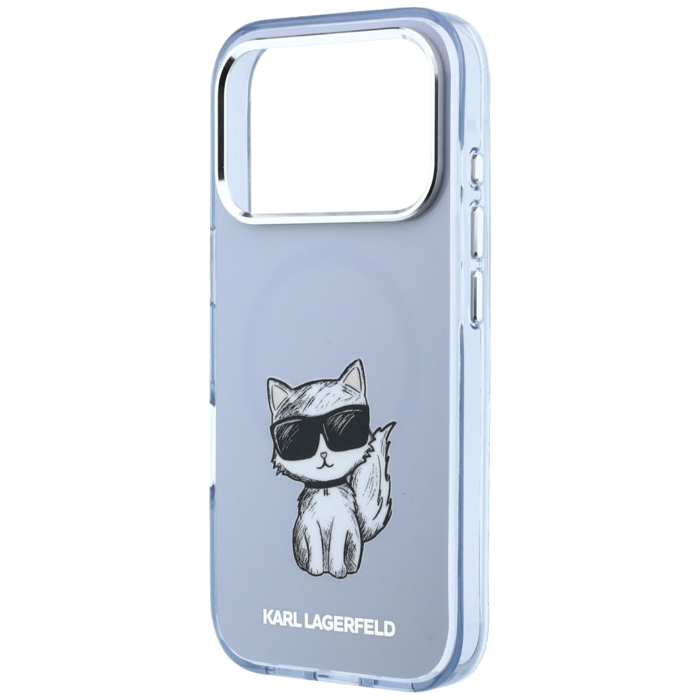 Karl Lagerfeld IML Choupette Body Sketch Print MagSafe Case for iPhone 17 Pro / 18 Pro - Light Pink_5