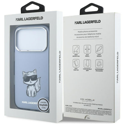Karl Lagerfeld IML Choupette Body Sketch Print MagSafe Case for iPhone 17 Pro / 18 Pro - Light Pink_7