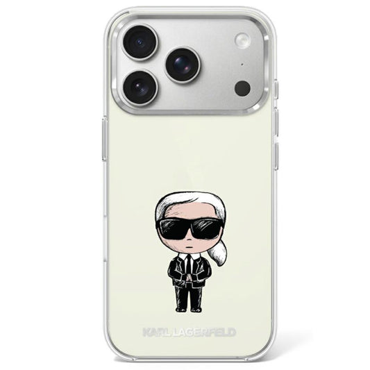Karl Lagerfeld IML Ikonik Sketch Print MagSafe Case for iPhone 17 Pro / 18 Pro - Beige_0