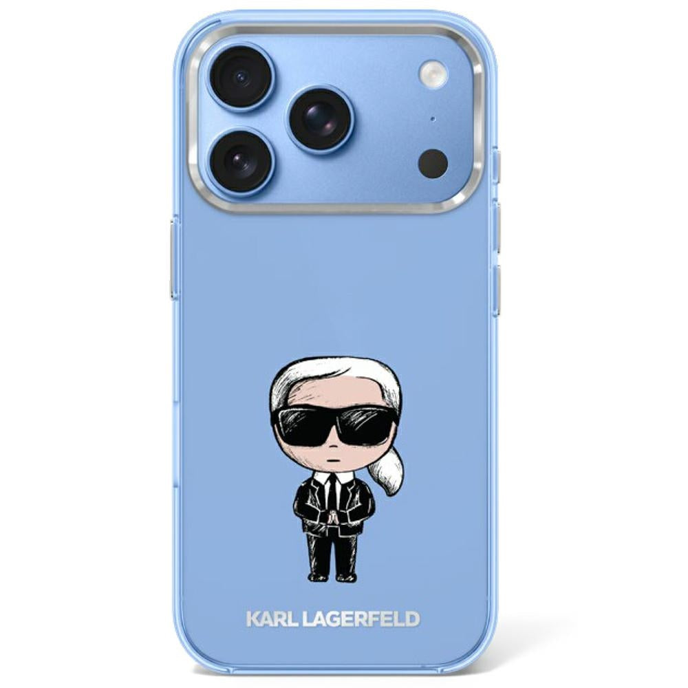 Karl Lagerfeld IML Ikonik Sketch Print MagSafe Case for iPhone 17 Pro / 18 Pro - Light Pink_0