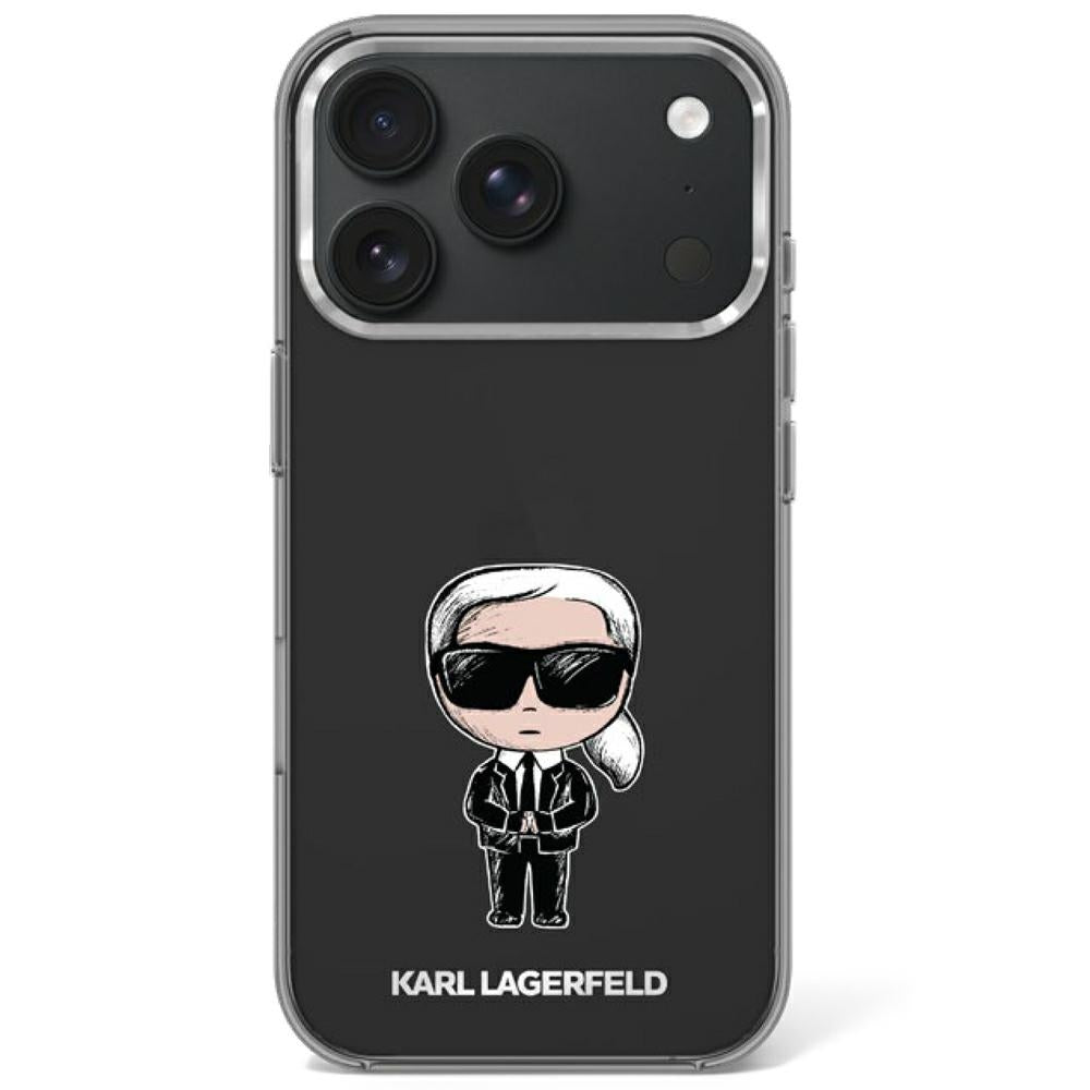 Karl Lagerfeld IML Ikonik Sketch Print MagSafe Case for iPhone 17 Pro Max / 18 Pro Max - Black_0