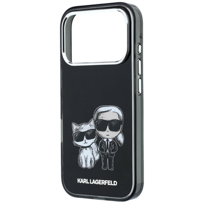 Karl Lagerfeld IML Karl&amp;Choupette Bodies Sketch Print MagSafe Case for iPhone 17 Pro / 18 Pro - Black_5