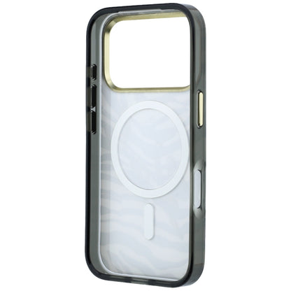 Karl Lagerfeld IML Signature Zebra Glitter MagSafe Case for iPhone 17 Pro / 18 Pro - Gold_6