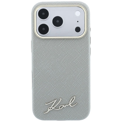 Capa Dura Karl Lagerfeld / Saffiano Beige / MagSafe para Apple iPhone 18 Pro Max / 17 Pro Max / 3666339658892_2