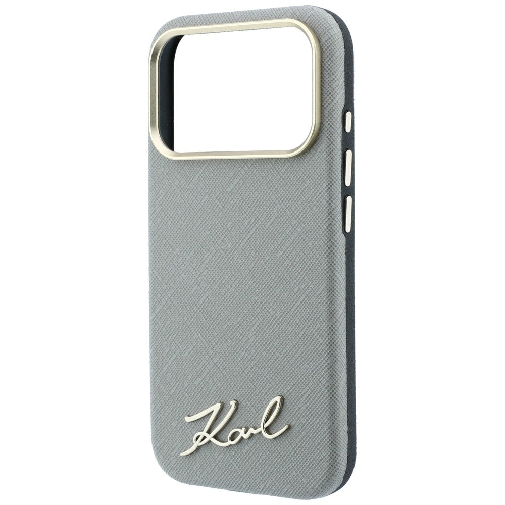 Capa Dura Karl Lagerfeld / Saffiano Beige / MagSafe para Apple iPhone 18 Pro Max / 17 Pro Max / 3666339658892_5