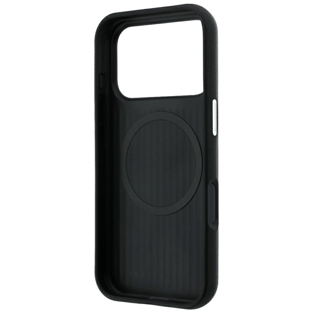 Karl Lagerfeld Saffiano Small Script Metal Logo MagSafe Case for iPhone 17 Pro Max / 18 Pro Max - Black_6