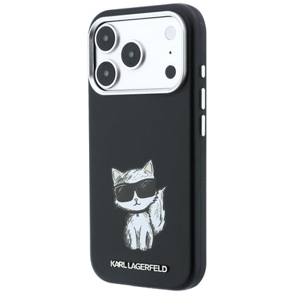 Karl Lagerfeld Smooth Choupette Sketch MagSafe Case for iPhone 18 Pro / 17 Pro / 18 Pro - Black_1