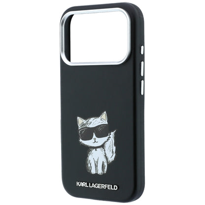 Karl Lagerfeld Smooth Choupette Sketch MagSafe Case for iPhone 18 Pro / 17 Pro / 18 Pro - Black_5