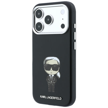 Karl Lagerfeld Smooth Ikonik Sketch MagSafe Case for iPhone 18 Pro / 17 Pro - Black_1