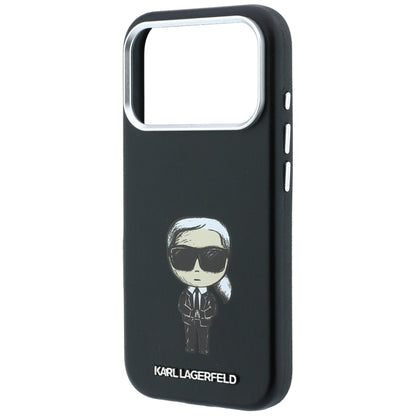 Karl Lagerfeld Smooth Ikonik Sketch MagSafe Case for iPhone 18 Pro / 17 Pro - Black_5