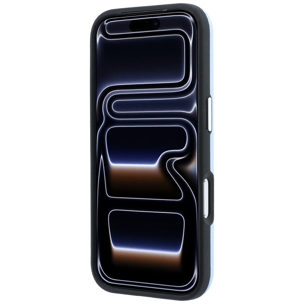 Karl Lagerfeld Smooth Ikonik Sketch MagSafe case for iPhone 18 Pro / 17 Pro - light blue_4
