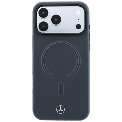 Mercedes Leather 3D MagSafe Case for iPhone 18 Pro / 17 Pro - Anthracite_2