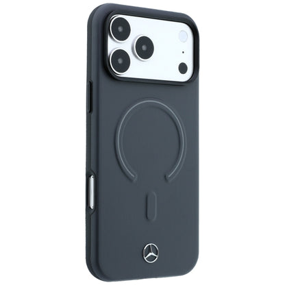 Mercedes Leather 3D MagSafe Case for iPhone 18 Pro / 17 Pro - Anthracite_3