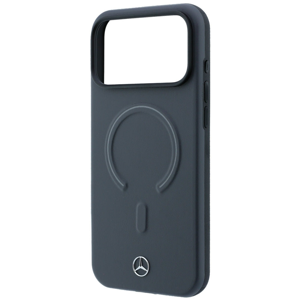 Mercedes Leather 3D MagSafe Case for iPhone 18 Pro / 17 Pro - Anthracite_5
