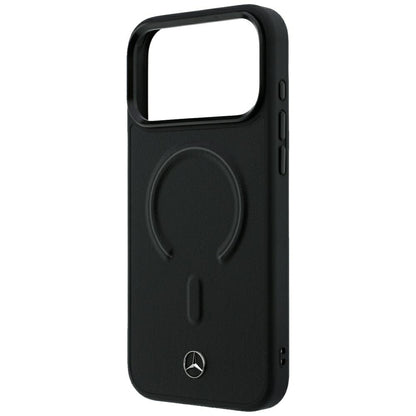 Mercedes Leather 3D MagSafe Case for iPhone 18 Pro / 17 Pro - Black_5