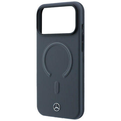 Mercedes Leather 3D MagSafe case for iPhone 18 Pro Max / 17 Pro Max - anthracite_5