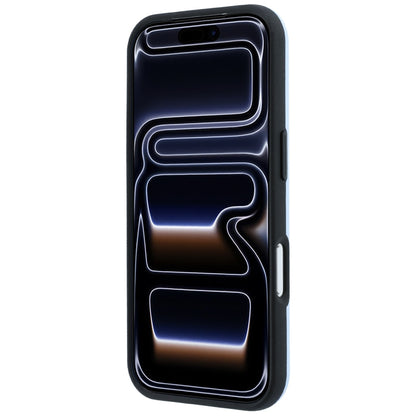 Mercedes Leather Semi Wrap Iconic Line MagSafe Case for iPhone 18 Pro Max / 17 Pro Max - Blue_4