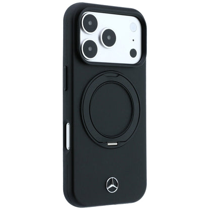 Mercedes Leather Case with Ring Stand MagSafe for iPhone 18 Pro / 17 Pro - Black_3