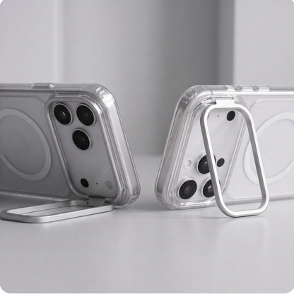 Tech-Protect MagStand MagSafe CC Case for iPhone 18 Pro / 17 Pro - Transparent_5