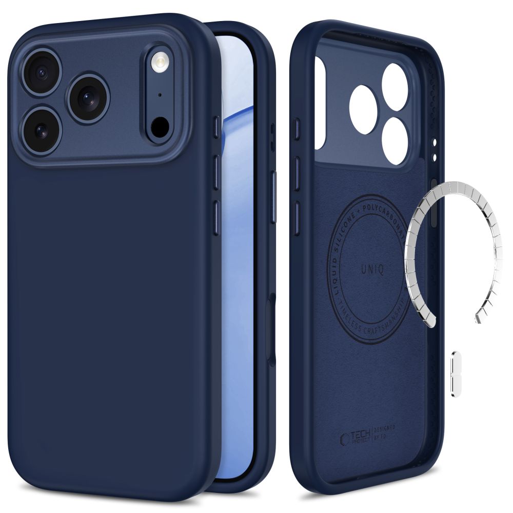 Tech-Protect Uniq MagSafe CC case for iPhone 18 Pro / 17 Pro - navy blue_0