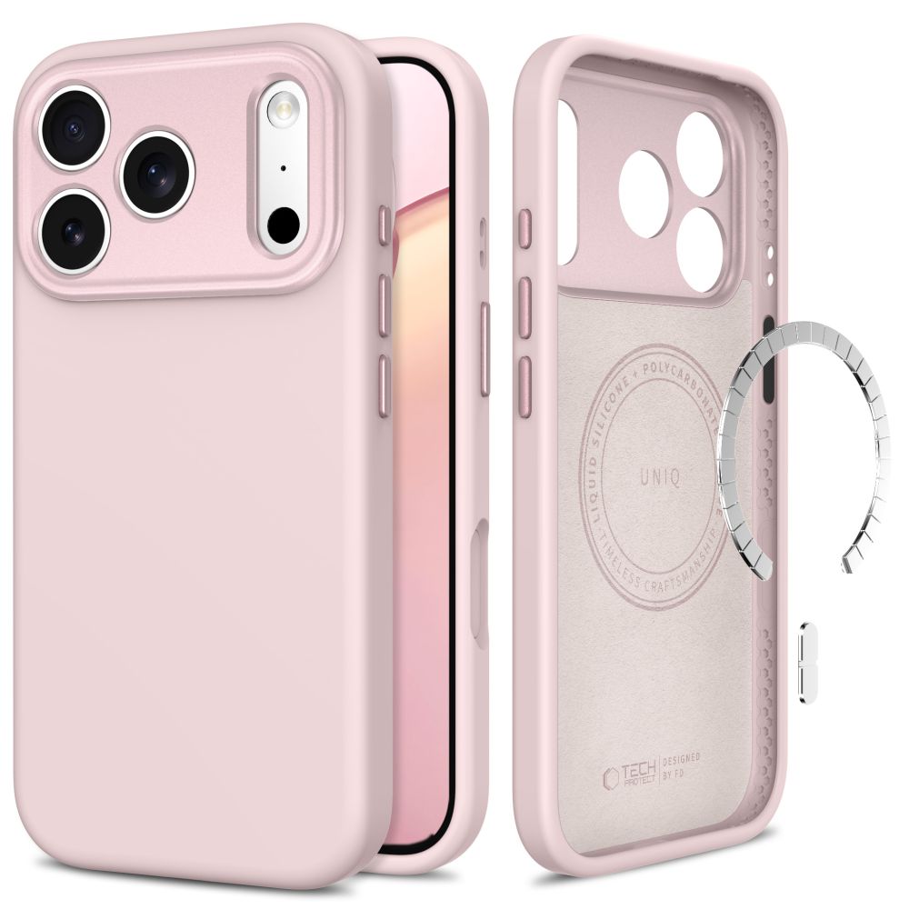 Tech-Protect Uniq MagSafe CC Case for iPhone 18 Pro Max / 17 Pro Max - Pink_0