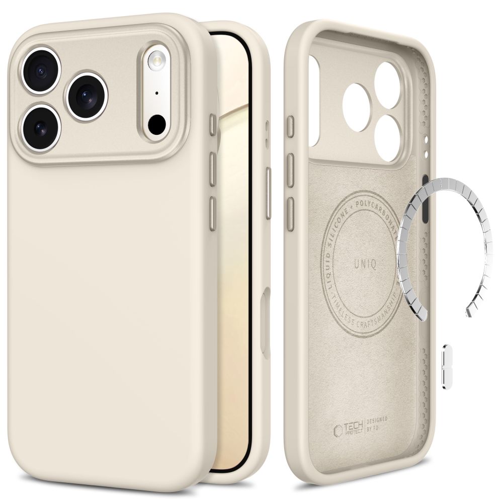 Tech-Protect Uniq MagSafe CC Case for iPhone 18 Pro Max / 17 Pro Max - Beige_0