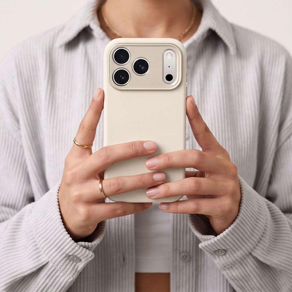 Tech-Protect Uniq MagSafe CC Case for iPhone 18 Pro Max / 17 Pro Max - Beige_5