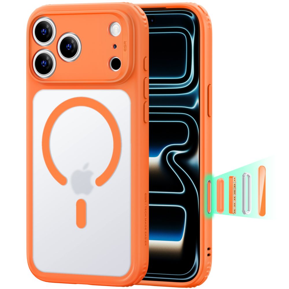 ESR Classic Hybrid MagSafe Case for iPhone 18 Pro / 17 Pro - Orange_0