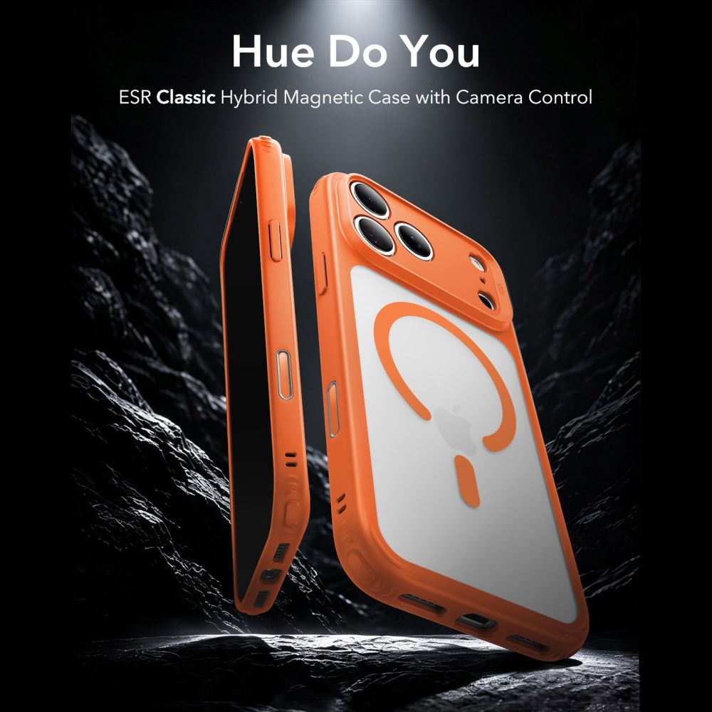 ESR Classic Hybrid MagSafe Case for iPhone 18 Pro / 17 Pro - Orange_1