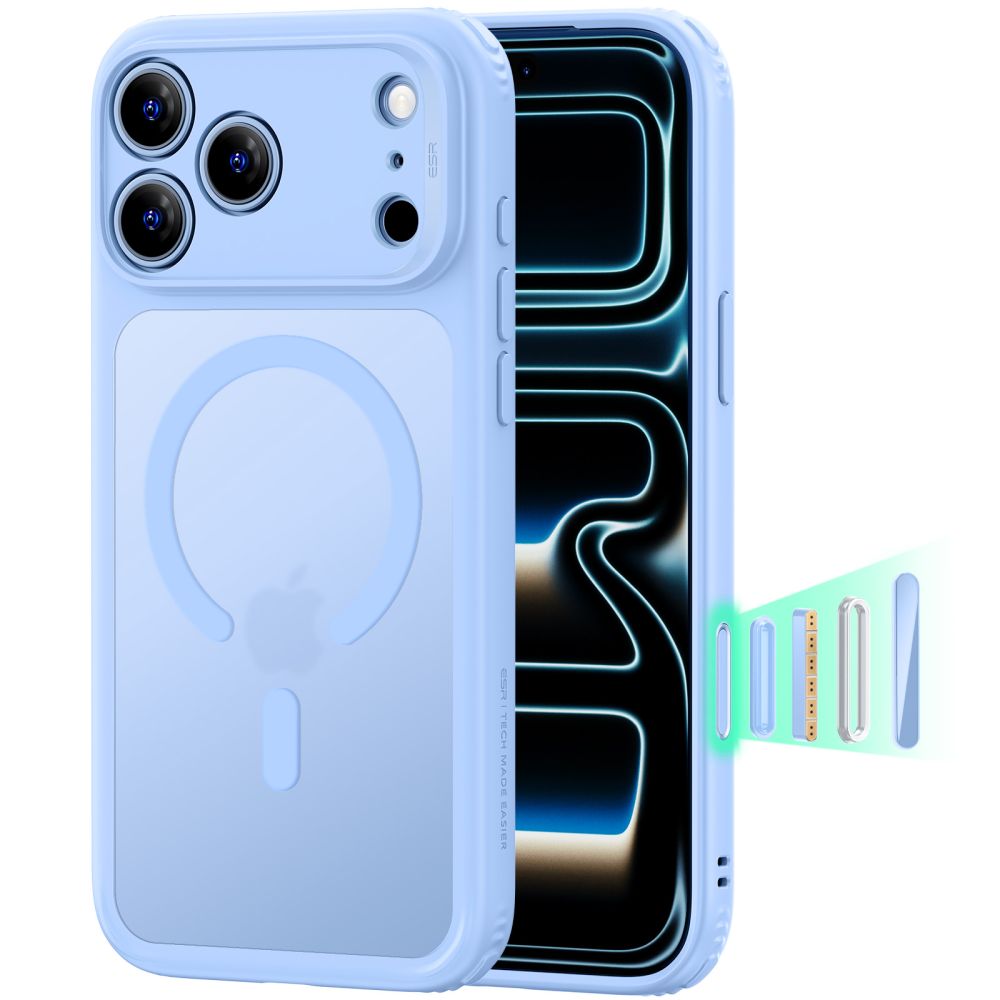 ESR Classic Hybrid MagSafe Case for iPhone 18 Pro Max / 17 Pro Max - Light Blue_0