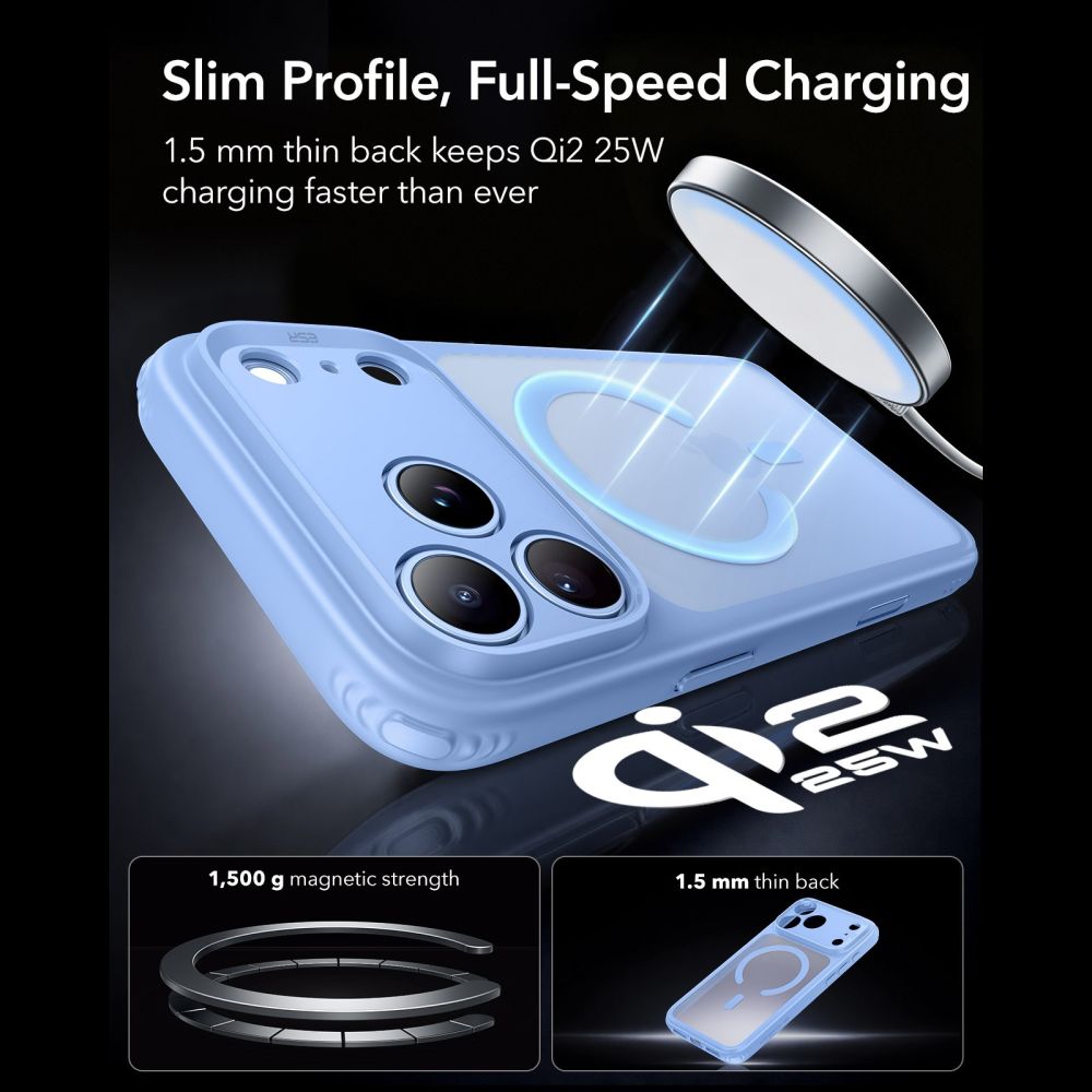 ESR Classic Hybrid MagSafe Case for iPhone 18 Pro Max / 17 Pro Max - Light Blue_4