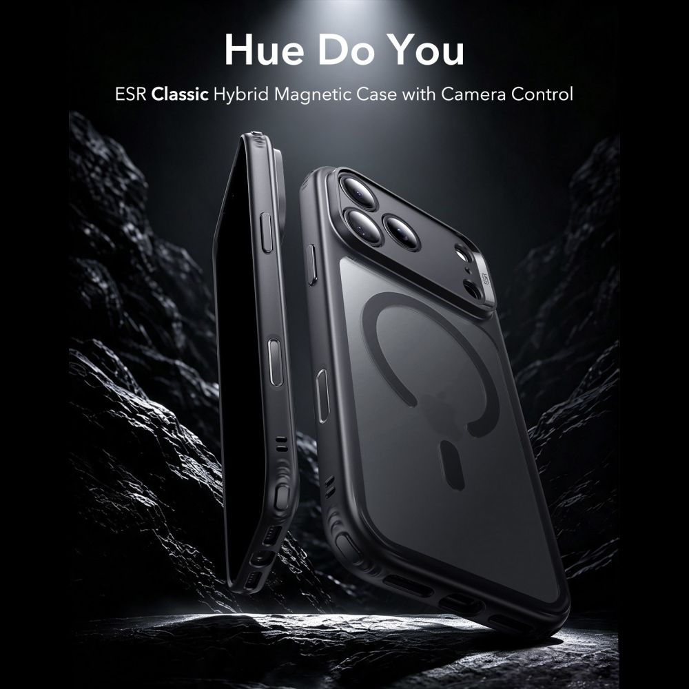 ESR Classic Hybrid MagSafe Case for iPhone 18 Pro Max / 17 Pro Max - Black_1