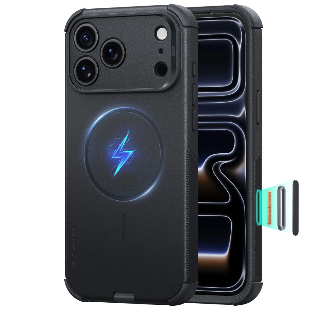 ESR Cyber ​​Tough MagSafe Case for iPhone 18 Pro Max / 17 Pro Max - Black_0