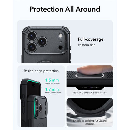 ESR Cyber ​​Tough MagSafe Case for iPhone 18 Pro Max / 17 Pro Max - Black_2