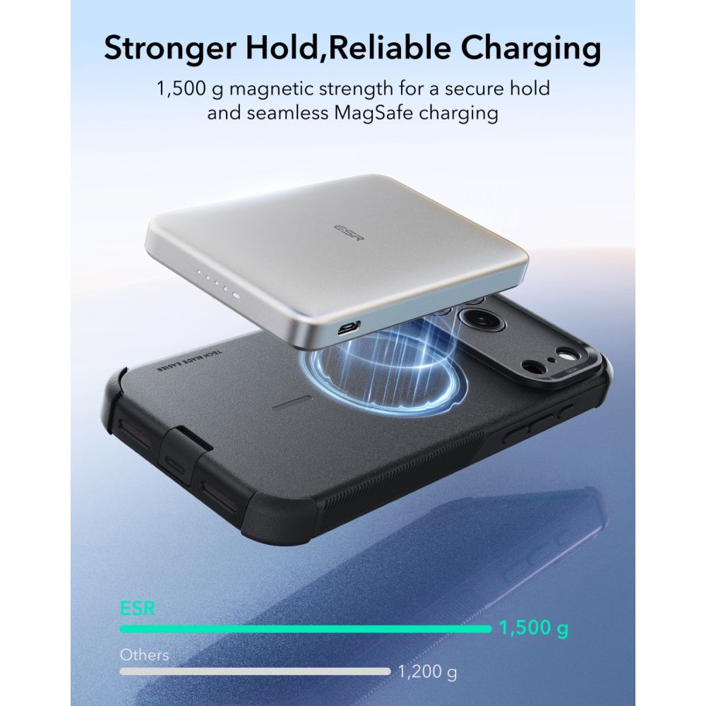ESR Cyber ​​Tough MagSafe Case for iPhone 18 Pro Max / 17 Pro Max - Black_5
