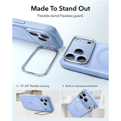 ESR Classic Hybrid Kickstand MagSafe Case for iPhone 18 Pro Max / 17 Pro Max - Light Blue Matte_2